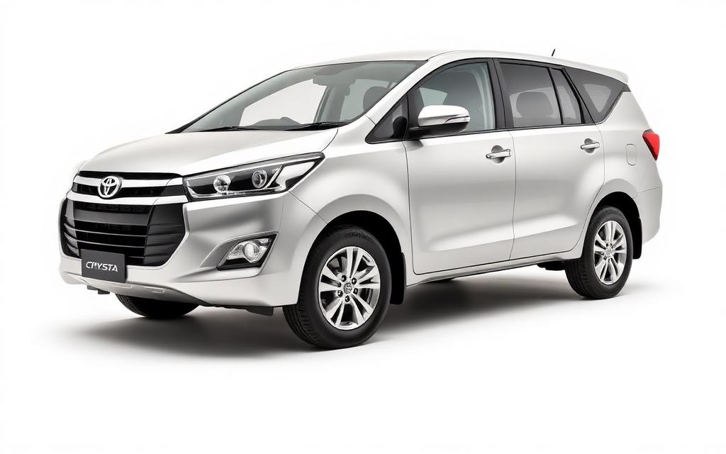 Toyota Innova Crysta available on hire with driver